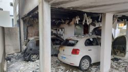 incendio-na-garagem-de-predio-em-florianopolis-afeta-veiculos-e-mobiliza-bombeiros